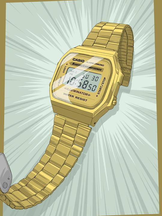 Actual product image Casio Vintage A168wg-9ef (Digital watch, 36.30 mm)