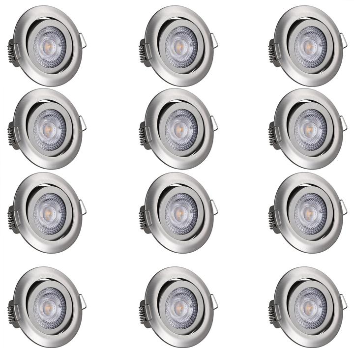 Actual product image Monzana Set of 6 LED recessed luminaire (400 lm)