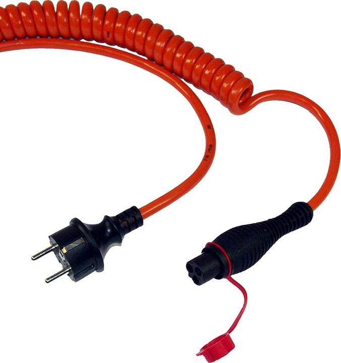 Votronic 2305 Spiral-Anschlusskabel 230 V mit Steckkupplung und Netzstecker (2 m)