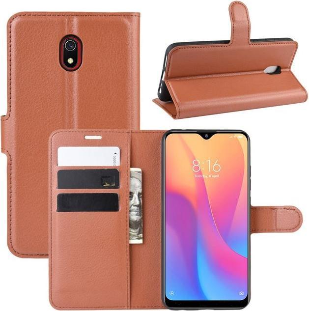 Actual product image MU Classic Litchi Leather Bookcover Series (Xiaomi Redmi 8A)