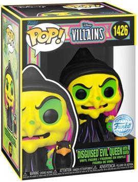 Image du produit Funko POP! Disney Villains Blanche-Neige - Disguised Evil Queen with Raven Lumière Noire Exclusive