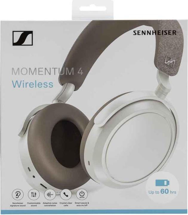 Image du produit Sennheiser Momentum 4 Wireless (ANC, 60 h, Sans fil, Filaire)