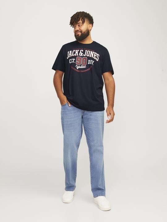 Produktbild Jack & Jones Jjelogo Tee Ss O-Neck 2 Col Aw24 S Pls (7XL)