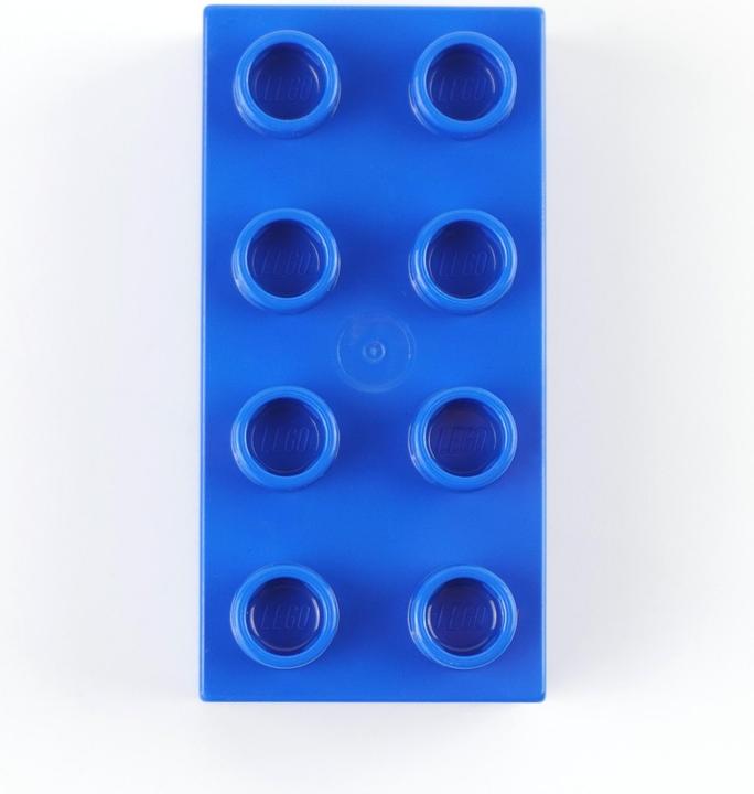 Productafbeelding LEGO Duplo 2x4 stenen Blauw - 80 stuks - Basisstenen 3011 NIEUW (3011)