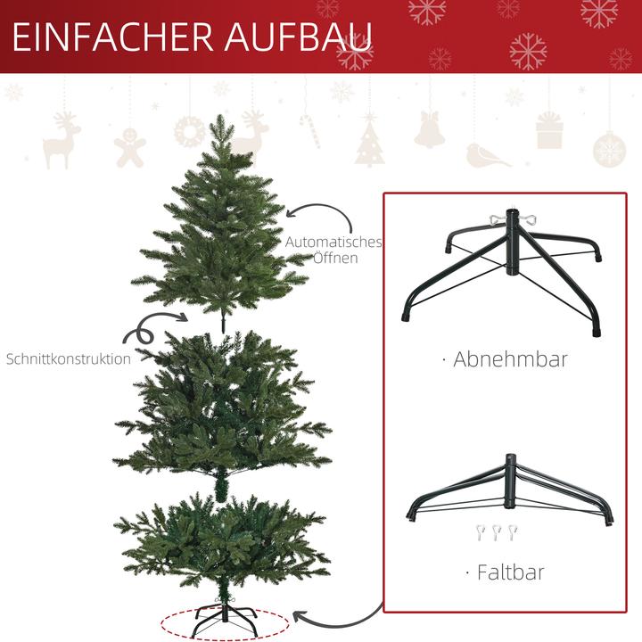 Immagine prodotto Homcom Albero di Natale artificiale (180 cm)
