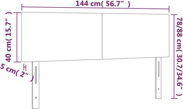 Immagine prodotto VidaXL Cain (144 x 5 x 88 cm)