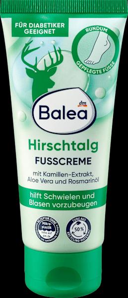 Produktbild dm Balea Fuss-Creme Hirschtalg (Fusscrème & Fussgel, 100 ml)