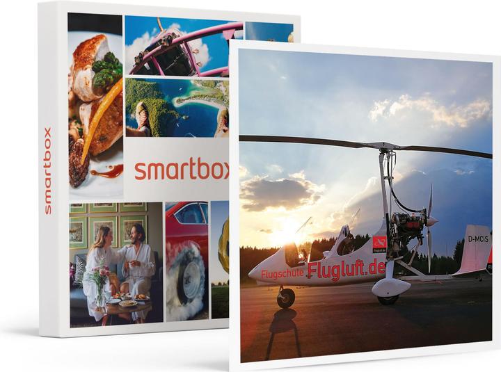 Immagine prodotto Smartbox Volo di prova in autogiro con presa di controllo nei pressi di Colonia (1 pers.)