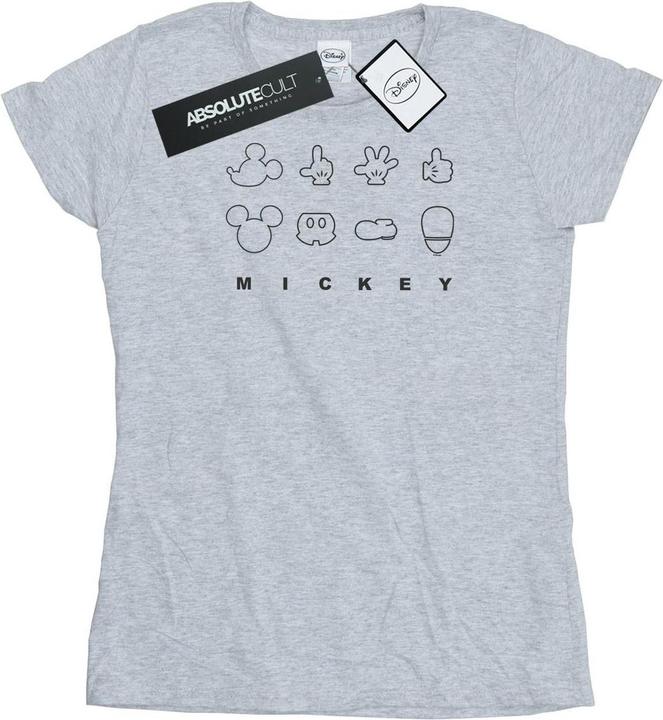 Disney Mickey Mouse Deconstructed TShirt (S)