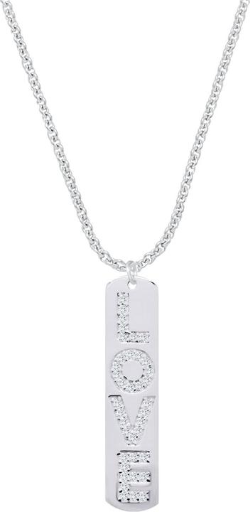 Candy Halskette L.O.V.E., 925 Sterling Silber (925er Sterlingsilber, 925 Sterling Silber, 47 - 50 cm)