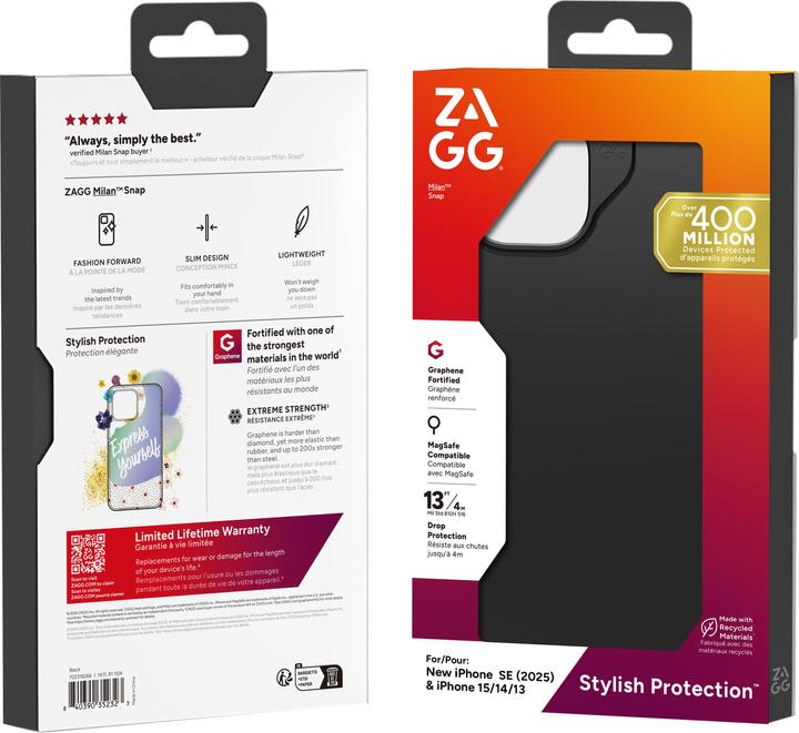 Image du produit Zagg Milan Snap (Apple iPhone 16e)
