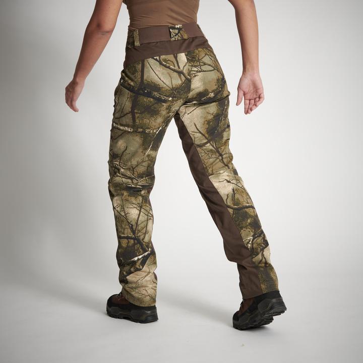 Image du produit Solognac Pantalon Chasse Femme 500 Silencieux Respirant Camouflage (42)