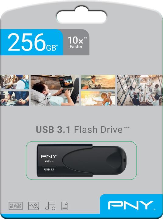 Produktbild PNY Attaché 4 3.1 (256 GB, USB 3.1, USB-A)
