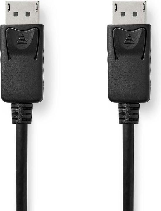 Actual product image Nedis DisplayPort cable | DisplayPort male | DisplayPort male | 4K@60Hz | Nickel-plated | 2.00 m (2 m, DisplayPort)