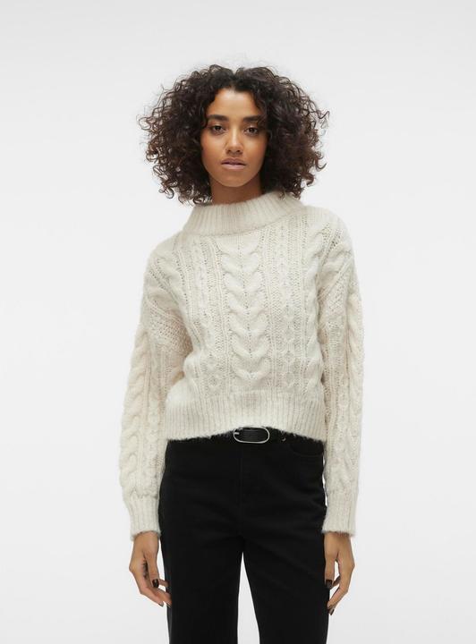 Produktbild Vero Moda VMDREAM LS HIGHNCK CROP PULLOVER GA EXC Strickpullover (XS)