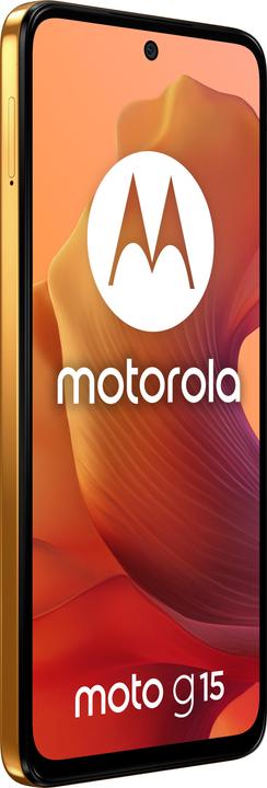 Image du produit Motorola Moto G15 (128 Go, Orange soleil levant, 6.72", Double SIM, 50 Mpx, 4G)