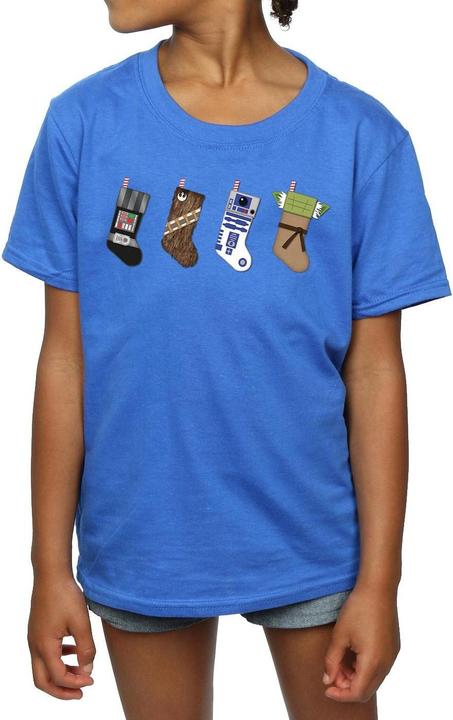 Image du produit Star Wars - T-shirt CHRISTMAS STOCKINGS - Fille (152, 158)