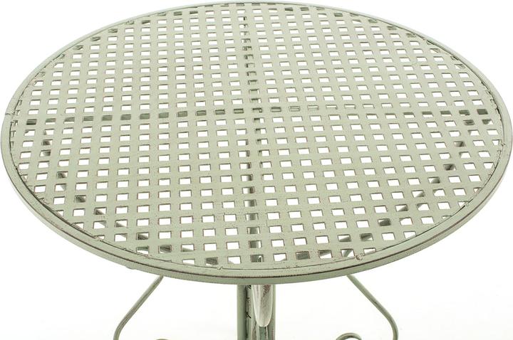 Actual product image Swisshandel24 Amanda table, antique green (70 cm)