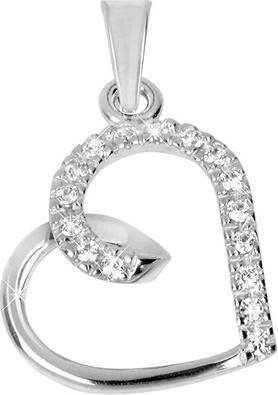 Produktbild Brilio Gold heart pendant with crystals 249001 00451 07