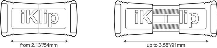 Actual product image IK Multimedia Cell phone tripod mount IP-IKLIP (Tripod smartphone holder)