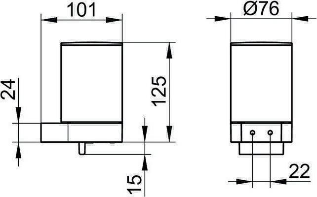 Actual product image Keuco Lotion dispenser PLAN with holder and pump sw ma