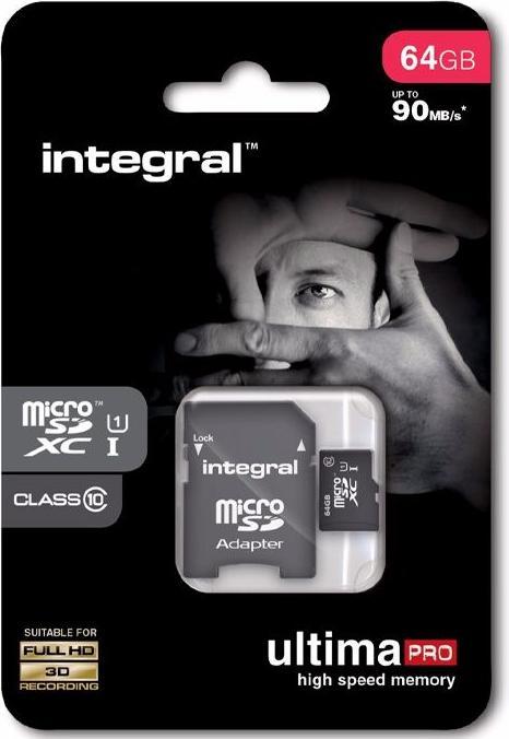 Actual product image UltimaPro (64 GB, microSD, U3, UHS-I)