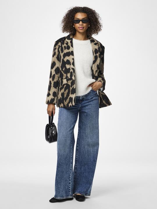 Produktbild Pieces PCDEMI LEOPRINT Einreihiger Blazer (M)