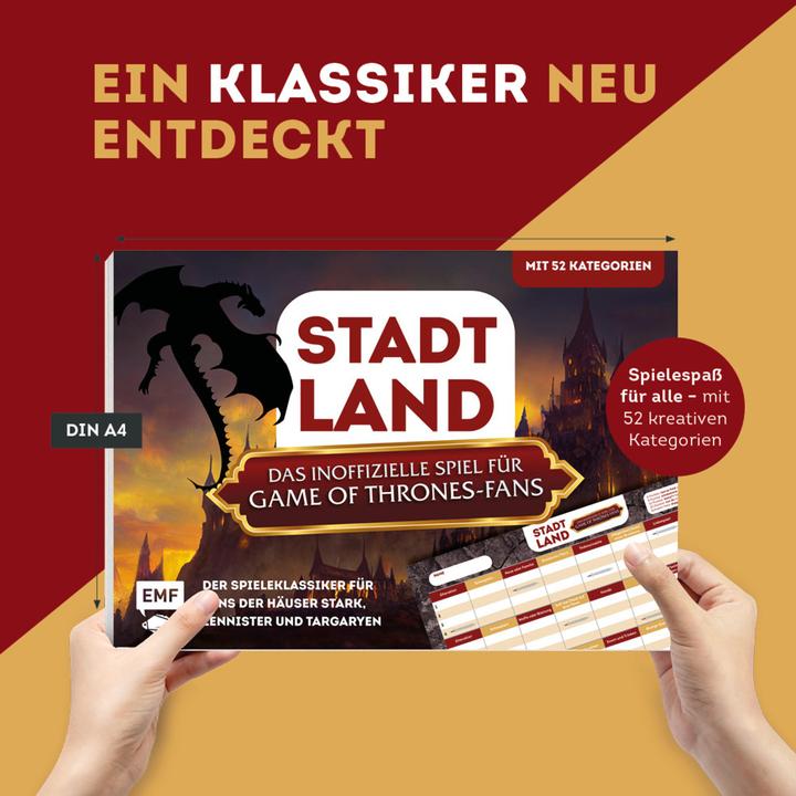 Actual product image City, Country, the unofficial game for Game of Thrones fans - The classic game for fans of the (German)