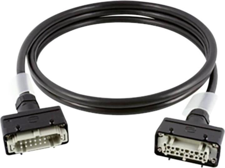 Actual product image Contrik CKPE50-AHAH-M200 Multicore cable Harting E16 Black (20 m, Multicore)