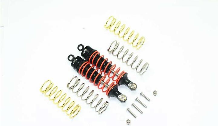 Actual product image GPM Aluminium front shock 87mm black TRX Rustler, Slash, Hoss 4x4