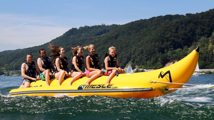 Actual product image Mesle Skibob Banana Boat Pro HD