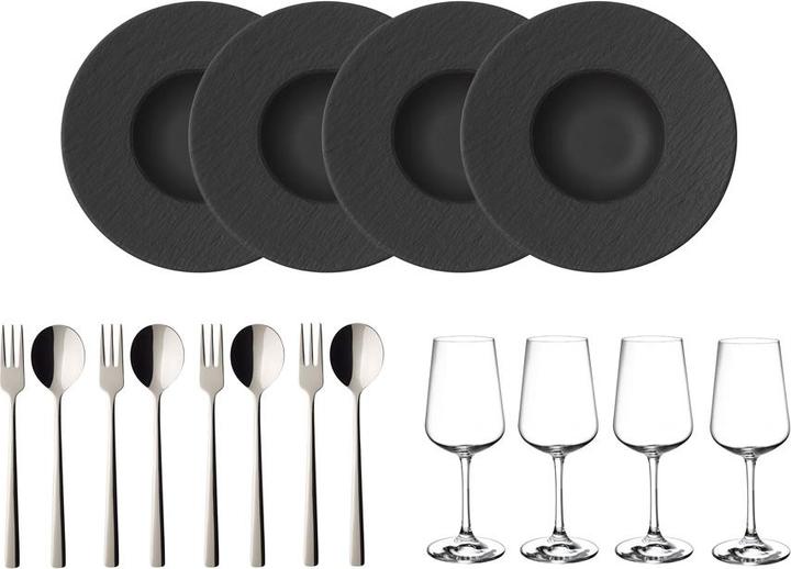 Pastaset 12tlg. EC Manufacture Rock (4 Piece)