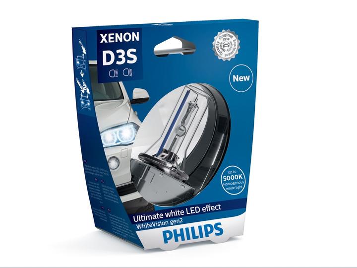 Immagine prodotto Philips Lampadina per fari allo xeno WhiteVision Gen2 (D3S)