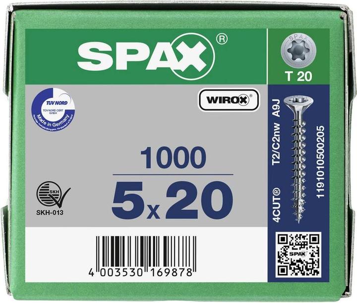Produktbild Spax Spanplattenschrauben (1000 Schrauben pro Stück)
