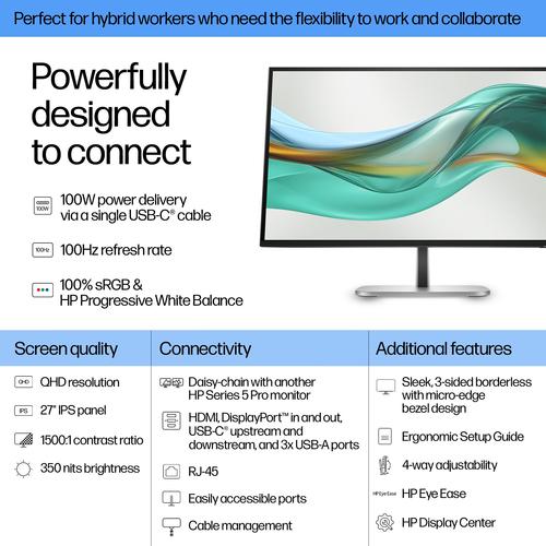 Actual product image HP 527pu (2560 x 1440 pixels, 27")