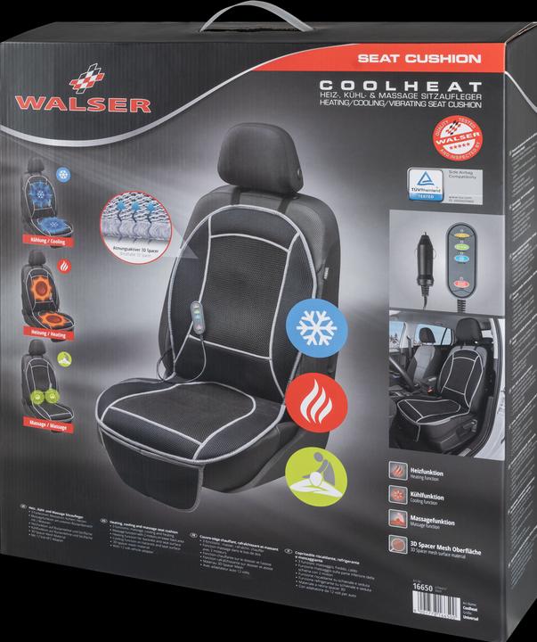 Actual product image Walser CoolHeat car seat cover