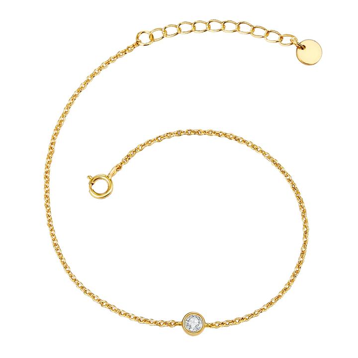 Actual product image Lulu & Jane Ladies bracelet brass - 35468 (17 cm, Brass)