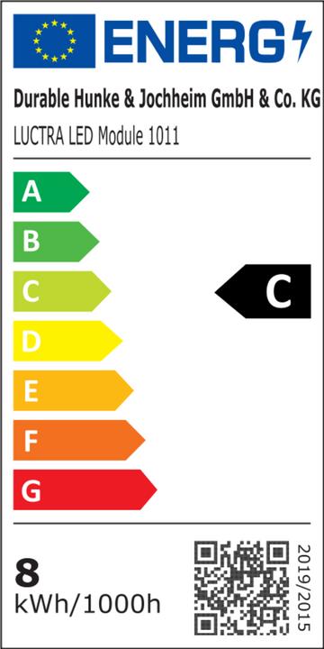 Energie-Label Luctra Table Lite Design Schreibtischlampe LED Dimmbar, Gestensteuerung, HCL, 900lm, 2.700K bis 6.50 (900 lm)
