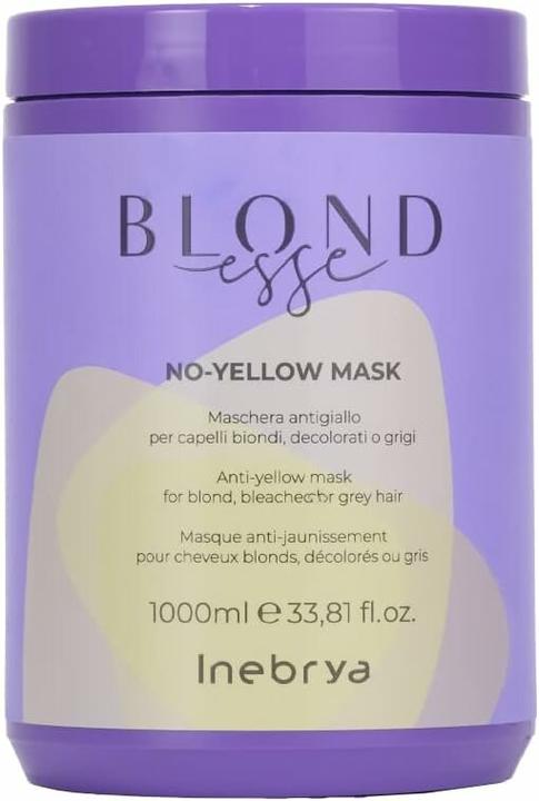 Produktbild Inebrya Blondesse No-Yellow Mask maska do włosów blond rozjaśnianych i siwych 1000ml (W) (1000 ml)