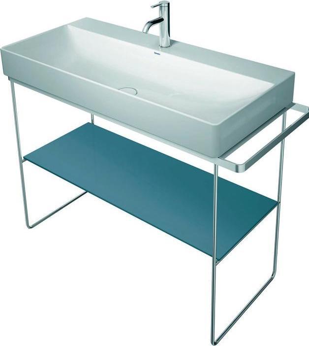 Actual product image Duravit DURASQUARE glass inlay for metal console 003103/104 stone blue