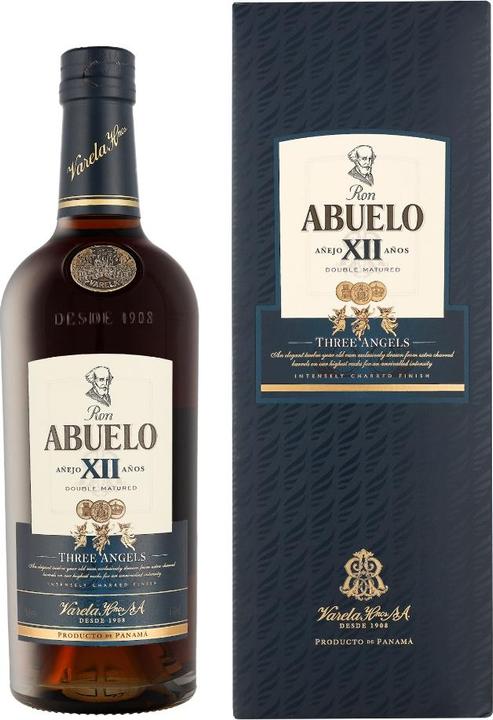 Image du produit Ron Abuelo Abuelo XII Three Angels + GB 43% vol. 0,7l (1 x 70 cl)