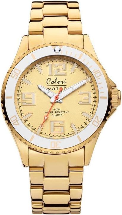 Image du produit Colori 5 -Col225 - Uhr - Goldfarbe - 40 mm