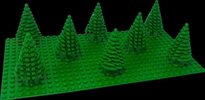 Actual product image LEGO big tree fir - Big Tree 3471 - 20x (3471, LEGO Accessories)