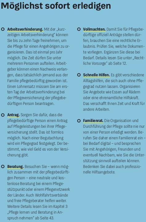 Produktbild Sofort Hilfe im Pflegefall (Deutsch, Marina, Engler, 2024)