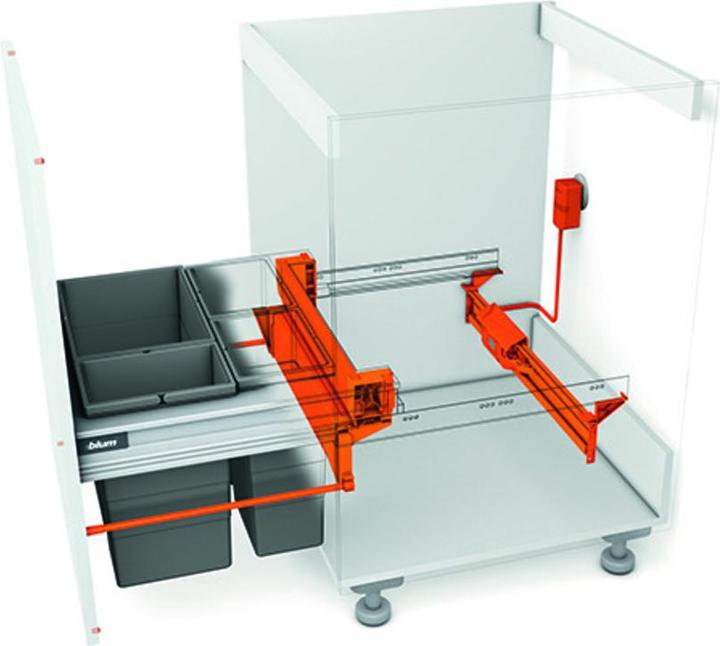 Produktbild Blum SERVO-DRIVE uno für hängende Mülllösungen