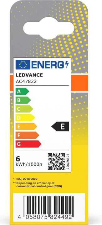 Energie-Label Osram Dulux D (G24d, 5.50 W, 640 lm, 1 x, E)