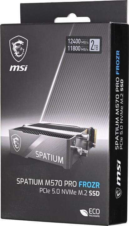 Image du produit MSI SPATIUM M570 PRO FROZR (2000 Go, M.2 2280)