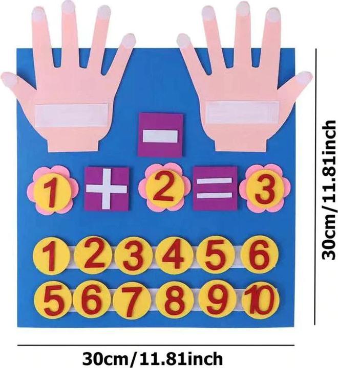 Activity Board Bringen Sie Kindern das Diy-Weben bei. Früherziehung Kinderspielzeug. Lernen Sie