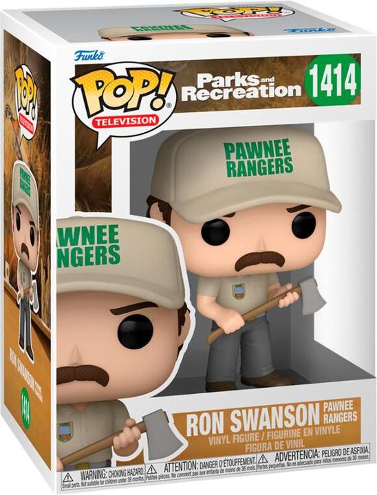 Actual product image Funko Parks and Recreation POP! TV Vinyl Figure Ron (Ranger) 9 cm