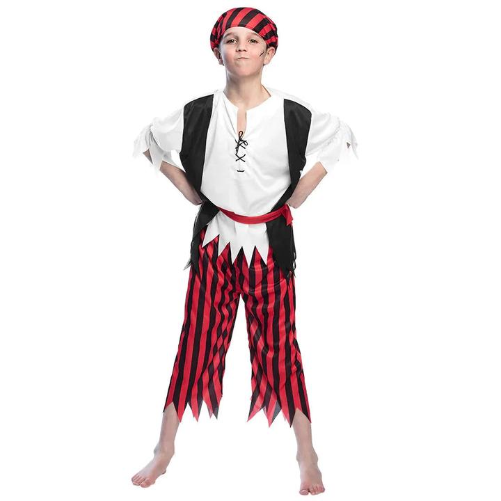 Image du produit Widmann Costume de pirate Jack pour enfants : costume de corsaire (128, 134, 140, 130 B)